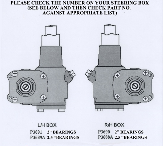 Marles Steering Box Parts