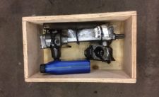 Fully rebuilt steering box for 1940s Opperman Motocart